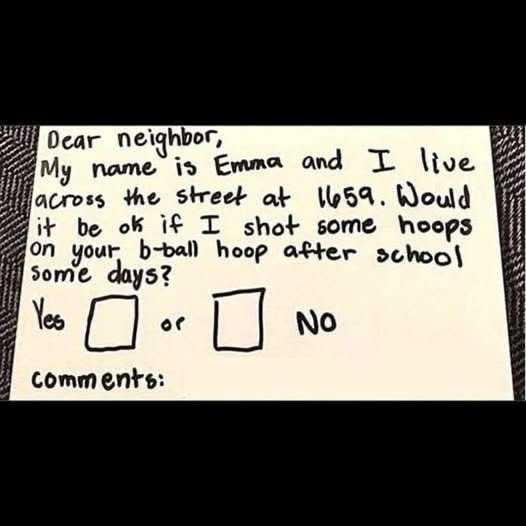 A Neighbor’s Kind Response That Made a Little Girl Smile