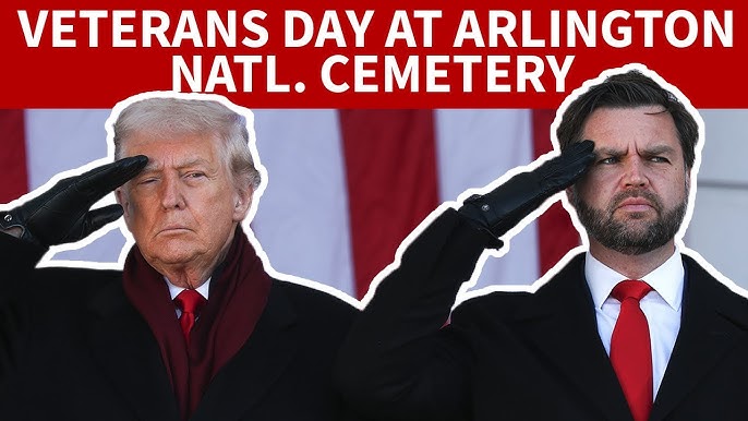 Trump and Vance Mark Veterans Day With Ceremony at Arlington National Cemetery