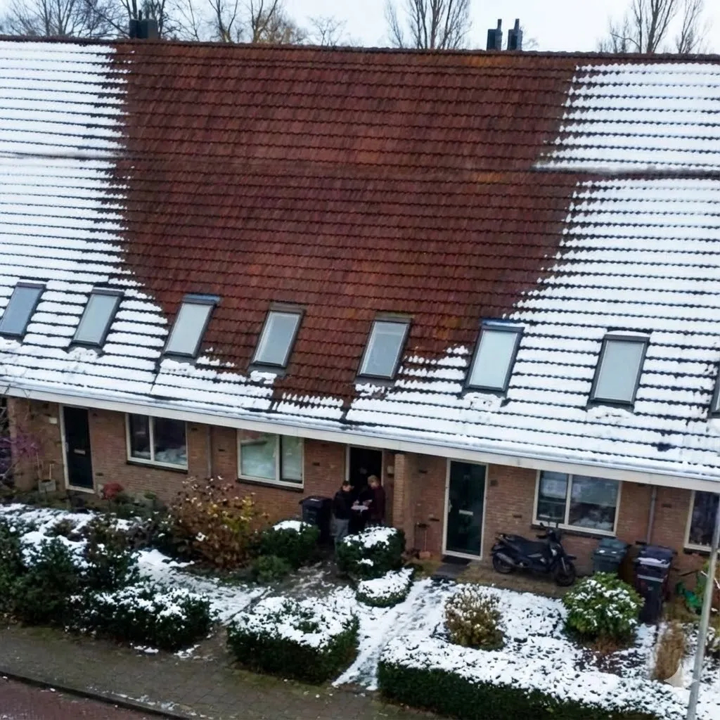 A Snow-Free House and the Reason That Caught Everyone’s Attention