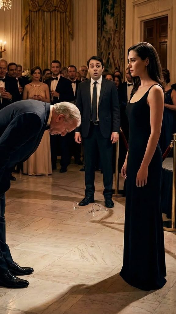 At his promotion party, he forced me to wear a maids uniform and serve drinks!