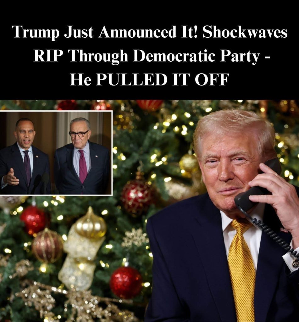 President Donald Trump Just Announced It! – Shockwaves RIP Through Democratic Party
