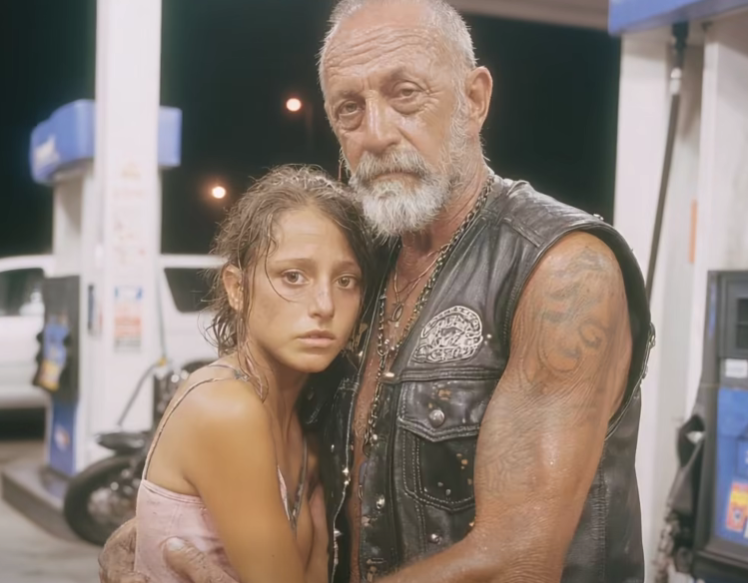 Biker’s Late-Night Stop Leads to a Life-Changing Rescue That No One Saw Coming