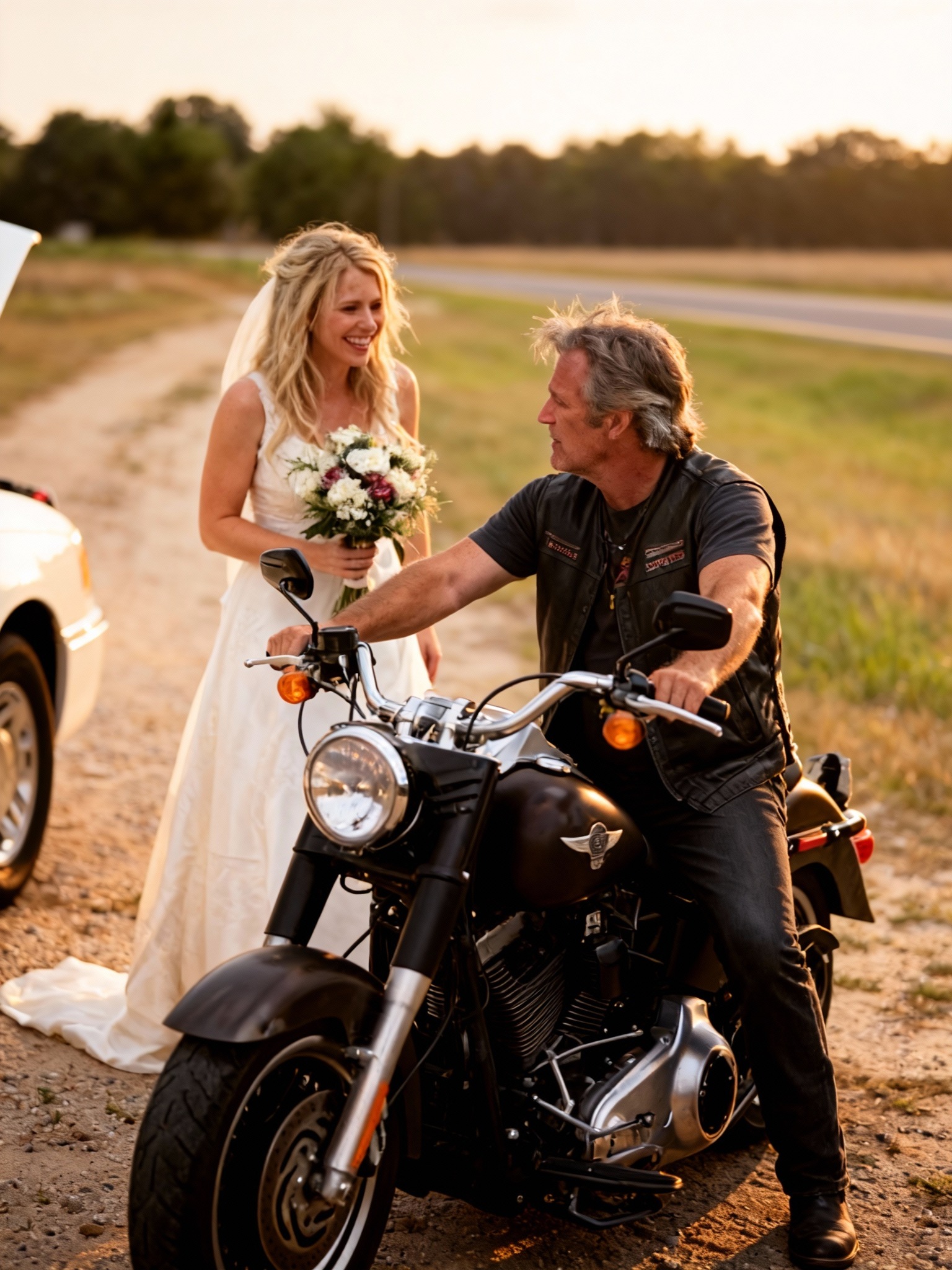 I Thought Biker Was Going To Kidnap Me When He Pulled Over Next To My Broken Down Limo