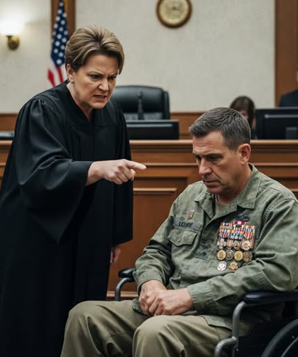 Judge Demands Disabled Veteran To Stand During Sentencing—Seconds Later, The Entire Courtroom Rises And What Happens Next Leaves Everyone In Tears