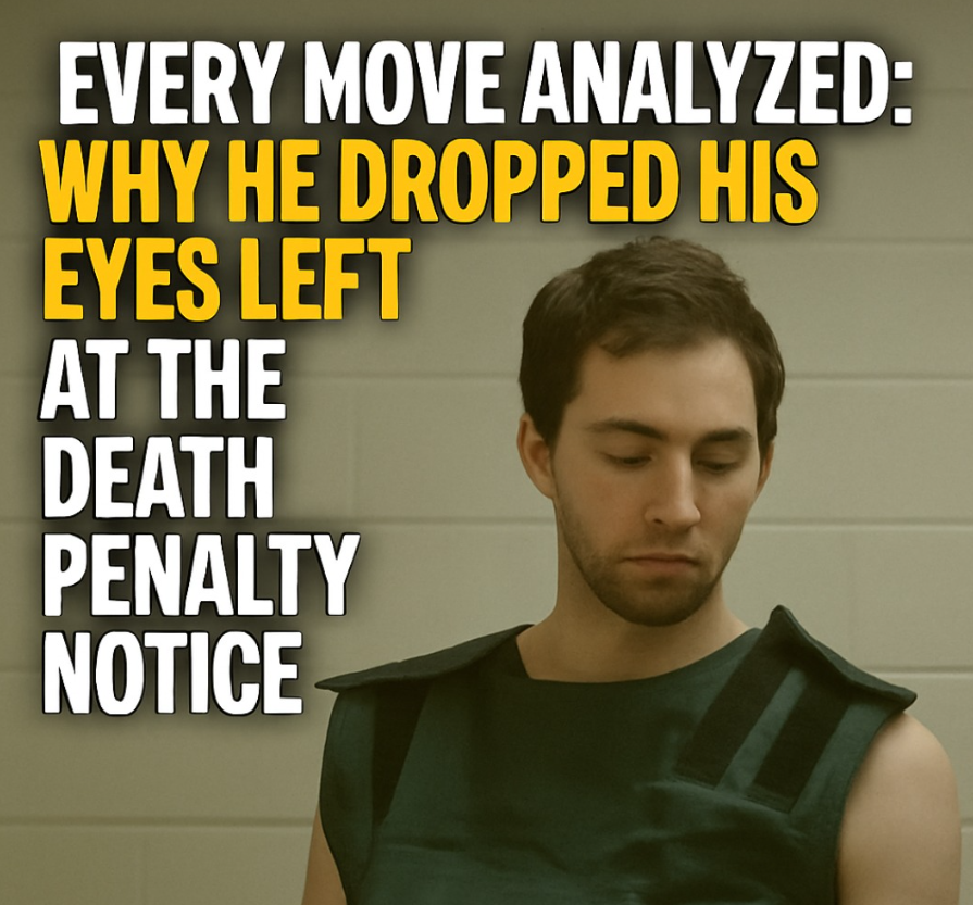 Every Move Analyzed: Why He Dropped His Eyes Left at the Death Penalty Notice